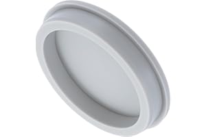 QUARKZMAN Tappo Silicone ad Alta Temperatura Diametro Montaggio 111,5mm/4,39" Forma T Tappi Fori Tappo Gomma per Tappi Chiusura Impermeabili Rivestimento Polvere Grigio 1pz(OD 120mm/4,72")