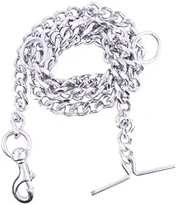 LOKO Dog Chain Silver Grind No.12 (S - 56 inch) for Small Dogs