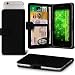 Produktbild Fone-Case (Carbon Fibre) HTC U Play Hülle Clamp-Art-Mappen Schutz-PU-Leder-Abdeckung