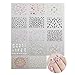 TINKSKY Nail Stickers Sheets Nail Art Nail Tip Stickers-3D Design 50 Sheets(Random Color Pattern)