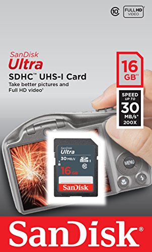 SanDisk Ultra 16GB SDHC bis zu 30 MB/Sek, Class 10 Speicherkarte - 2