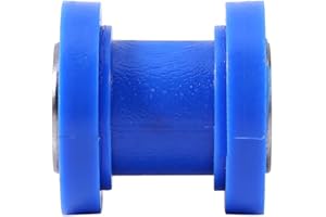 AKOZON Rodillo de Cadena, 10 mm Tensor Deslizante Guía de la Rueda Pit Dirt Mini Bike Moto ATV(Azul)