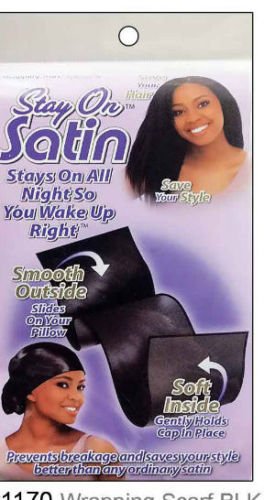Stay On Satin Wrapping Scarf Style No 1170