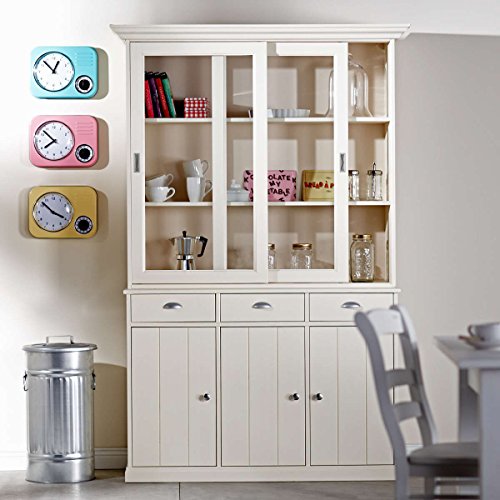 BUTLERS Zink Mülltonne ‚Oskar‘ – Behälter für Abfall, Wäsche, Spielzeug – 46l – - 5