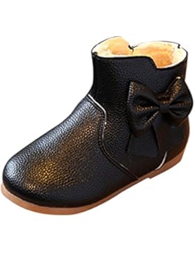 Mädchen Bowknot Martin Stiefel Kinder Baby Mädchen Herbst Winter Schuhe Kinder Verdickung Mädchen Schneeschuhe...