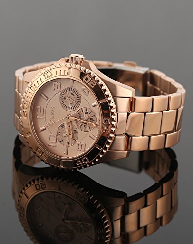 Guess  Ladies Sport - Reloj de cuarzo para mujer, con correa de acero inoxidable, color dorado