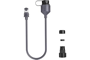 JOJOCY starlink - Adaptador Ethernet RJ45 para Gen 3 y Mini, 0,5 m 26 AWG CAT5E, cable de extensión impermeable, 2000 Mbps transferencia de datos