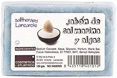 Aloe Plus Lanzarote Handmade Salt and Seaweed Soap, 100g
