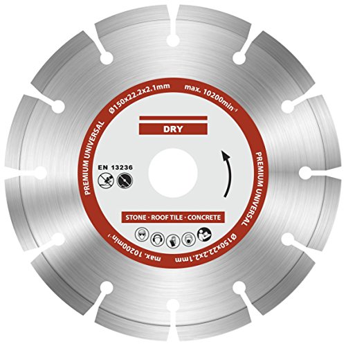 Mauernutfräse Mauer-Schlitzfräse inkl. Diamantscheiben Nutfräse Wandfräse 1700 W - 7