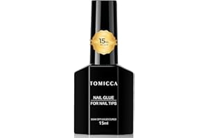 TOMICCA Colle Faux Ongles Extra Forte 15ml,4 en 1 Gummy Base Gel et Pose Américaine Ongles Capsules, Longue Duré Nail Extend Gel UV/LED Onglerie