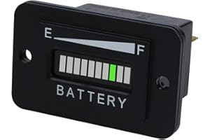 Runleader 48V LED indicatore di alimentazione della batteria, display di carica e scarica della batteria, applicabile al carrello elevatore alimentato a batteria al piombo acido