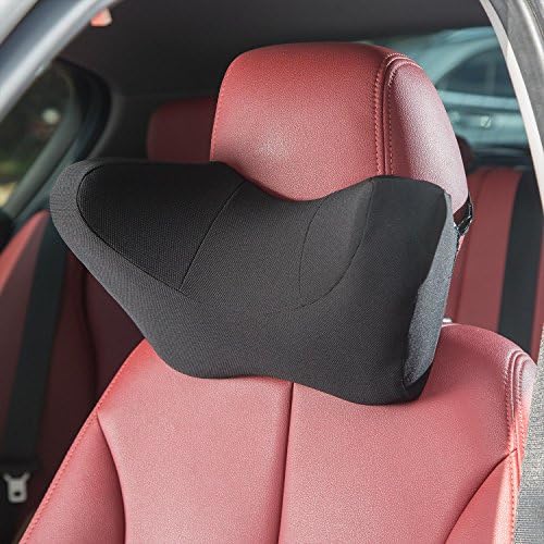 Car Neck Pillows For Driving – Car Headrest Memory Foam Seat Neck Support Pillows (Black)