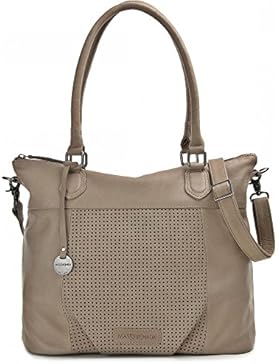 MASQUENADA, Leder Damen Shopper,