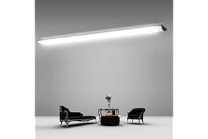 OMPRAR 4500K LED Batten Lights 10W Tube Light, 1000LM Plafoniera Angolo A Fascio 180 ° Soffitto Lampadario Luce Bianca Neutra Del Garage Per Bagno Cucina Corridoio Magazzino 1 PCS