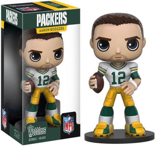 Funko 10669 Wobbler: NFL-Aaron Rodgers, Multi-Colored