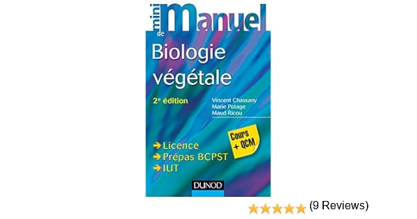 Amazonfr Mini Manuel De Biologie Végétale 2e éd - 
