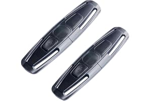 Baby Chest Strap Clip, Silence Shopping Universal Baby Chest Harness Clip, Car Safety Clip Buckle Lock Tite Toddler Chest Harness Clip Black 2 Packs