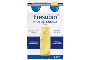 Fresenius Kabi Fresubin Protein Energy Drink Vanille Trinkflasche, 4 x 200 ml, 1er Pack (1 x 1 kg)