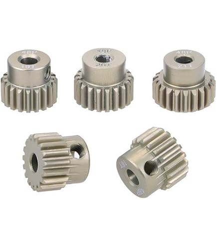 sourcing map 1Mod 28T Pignon Engrenage 10mm Alésage Acier trempé Moteur Crémaillère Éperon Engrenage avec Étape pour RC Voiture Camion Entraînement Engrenage Buggy, 2 Ensemble