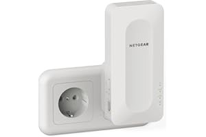 NETGEAR Nighthawk EAX15 WiFi 6 WiFi Mesh Repeater AX1800 (do 100 m² i 20 urządzeń, dwuzakresowa prędkość do 1800 MBit/s, 100% wsteczna kompatybilność, inteligentny roaming)