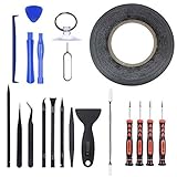  MPTECK @ 20 en 1 Kit de reparación de herramientas de precisión destornillador Herramienta de Desmontaje para teléfonos móviles iPhone 6s 6s Plus 6 6 Plus 5 iPad Samsung HTC Sony LG Blackberry