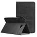 Produktbild MoKo Galaxy Tab A 10.1 Hülle - Stoßfest Ledertasche Schutzhülle mit Auto Sleep/Wake up Funktion, Standfunktion für Samsung Galaxy Tab A 10.1 Zoll Wi-Fi/ LTE T580N / T585N Tablet, Schiefer Schwarz