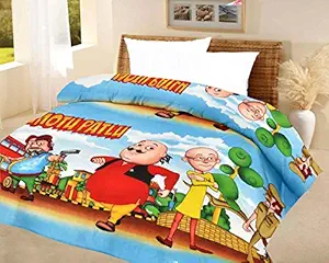 Kids Quilt Motu patlu A.C Blanket Single Bed Size Dohar