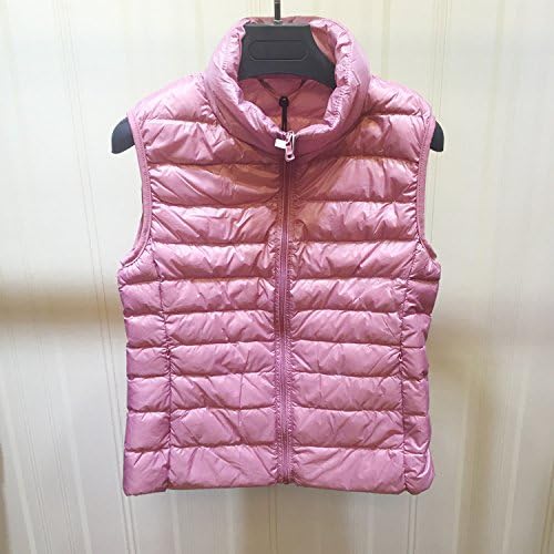 GK-Female down vest vest Slim was thin ultra-thin size?Pink?L