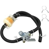 ZAMDOE Universal Purge Key Valve Petrol Switch Fuel Filter Gasoline Hose Line for 50 70 90110125 150cc ATV Gas Generator Engi