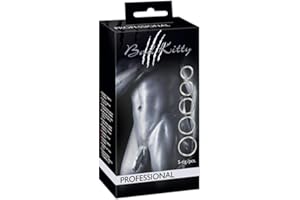 Bad Kitty Juego de 5 anillos de metal plateados