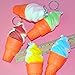 Produktbild Bolange 5PCS Eis Squishy Simulation Kid Handygurte Schlüsselringe Zufällige Farbdekompression für Eiscreme-Bus-Shop