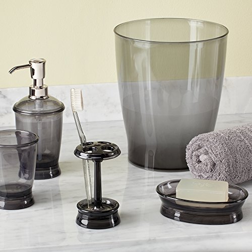 InterDesign 45742EU Franklin Abfalleimer, smokefarben - 2
