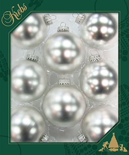 Set of 8 Silver Orbs Sterlingsilber