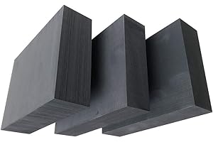 XMRISE 99,9% Graphitblöcke Platten Panelblätter Reinheit Elektrode Ingot 2 "x2 x0,4 15pcsRAW Materials Square