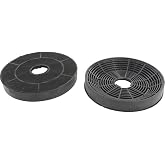 Ehla Filtre Bosch Davlumbaz &Ccedil;ap 15,5 cm Karbon Filtre Seti - 2 Adet (Karbon)