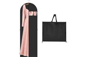 1 st klädpåse lång 180 cm, vikbar klädväska med handtag, 180 × 60 cm