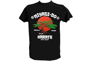 UZ Design T Shirt Miyagi Do Karate Kid Uomo Bambino Cobra Kai Arti Marziali Maglietta Karate Kid Film Cult Anni 80