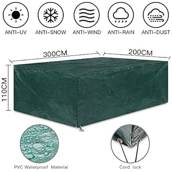 Amazon.de: Uping Abdeckung Abdeckhaube Abdeckplane für Gartenmöbel