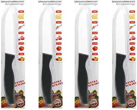Kitchen Knife Chef's Knife Brozeitmesser Knife with Ceramic Blade Set of 4
