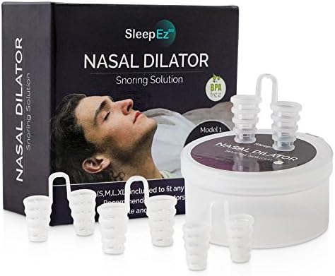 NEW &amp; IMPROVED Anti Snoring Nasal Vents By SleepEZzzz. Snore Stopper, Seeping Aid, Anti Snoring Device And Breathing Solution For Home, Travel, Holiday, Gift.