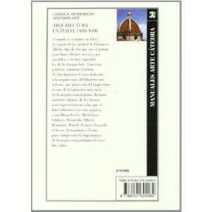 Arquitectura en Italia, 1400-1600/ Architecture in Italy,  1400-1600