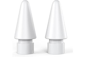 MOGOOD Apple Pencil Replacement Tips - Digital Pen Nibs with Fine Point for Precise Control - Compatible with Apple Pencil 1st/2nd Generation