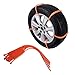 Produktbild 10Pcs Winter Anti-Rutsch-Ketten für Auto-Schnee-Schlamm-Rad-Reifen verdickte Reifen-Sehne Auto Schneeketten 900mm*9mm