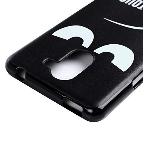 BQ Aquaris U Plus Funda Silicona  Lanveni C  scara TPU Gel Silicona para BQ Aquaris U Plus Ultra Delgada Funda Protectora Transparente Patr  n de Don   t touch my phone 