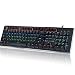 Produktbild LSHUANGJ Wired Desktop Notebook keine rote Spiel grüne Achse mechanische Tastatur suspendierte keycap emittierende , black
