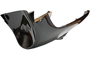 MOTODAK carenage-sabot scoot compatible avec mbk 50 nitro 1997+2012-yamaha 50 aerox 1997+2012 noir brillant -p2r-