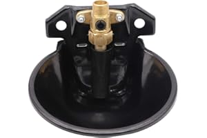 MUALROUS Abbeveratoio Automatico Ciotola In Acciaio Per Pecore Capre Ciotola Per Acqua Ciotola Per Alimentazione Fattoria Dispenser Per Maialino Bovini Cane Animali Domestici Capra