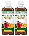 Green Elements - Apple Cider Vinegar & Honey, Raw, Unprocessed and Unrefined with Mother Vinegar, 1000ml (Pack of 2) RS.429.00