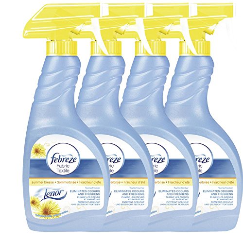 Preisvergleich Produktbild Febreze Textilerfrischer Sommerbrise Lenor 500ml Sprühflasche ( 4er Pack )