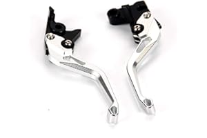 ‎AUZKONG Auzkong Brems Kupplungshebel für Aprilia Pegaso 650 1992-2004, RS 250 1995-2002 Kupplung Bremshebel Silber